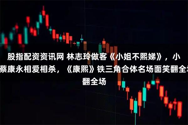 股指配资资讯网 林志玲做客《小姐不熙娣》，小S蔡康永相爱相杀，《康熙》铁三角合体名场面笑翻全场